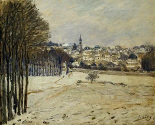 Der Schnee in Marly-le-Roi, 1875